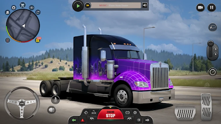 US Real Mega Truck Driver 3D screenshot