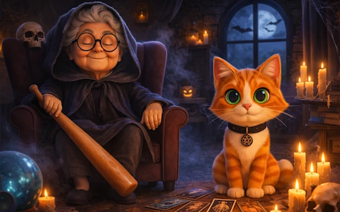 Cat vs Granny: Cat Simulator screenshot