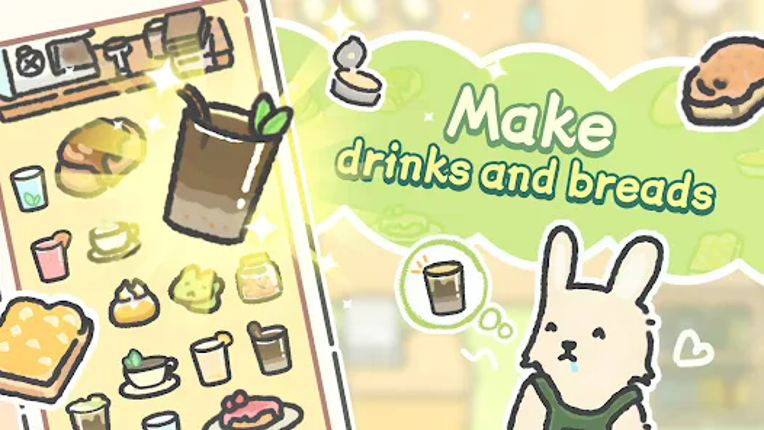 Bunnysip Tale-Casual Cute Cafe screenshot