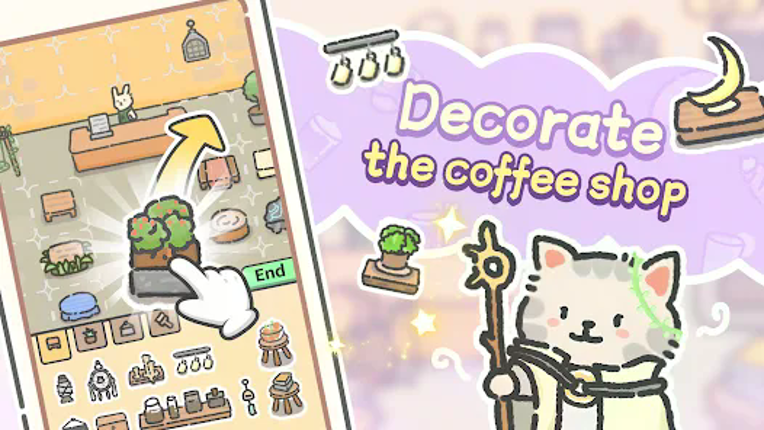 Bunnysip Tale-Casual Cute Cafe screenshot