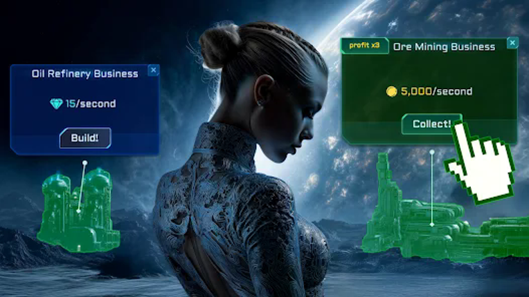 Idle Space Business Tycoon screenshot