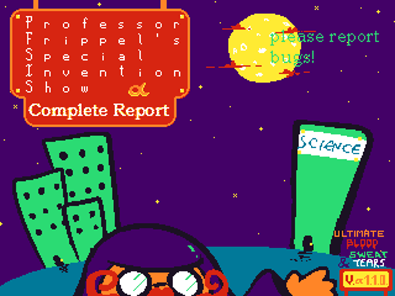 Professor Frippel's Special Invention Show: COMPLETE REPORT Image