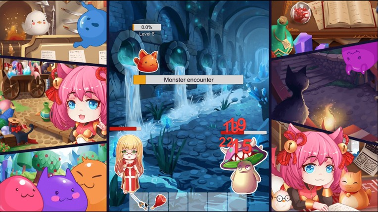 Slime Age: Parody MMORPG Clicker screenshot