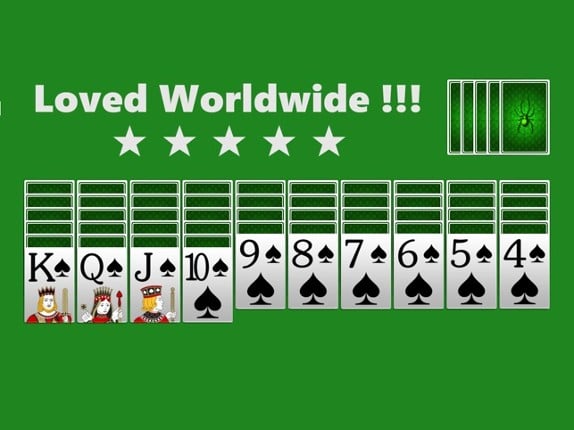 Spider Solitaire ‏‎ screenshot