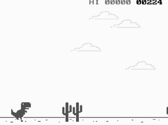 T-Rex game NINTENDO DS screenshot
