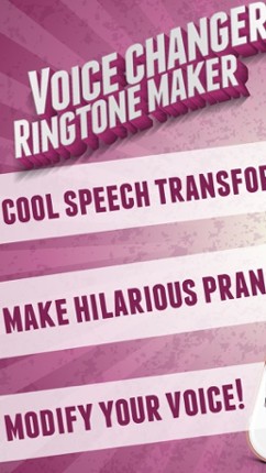 Voice Changer Ringtone Maker – Best Funny Sound.s Modifier with Special Effects screenshot