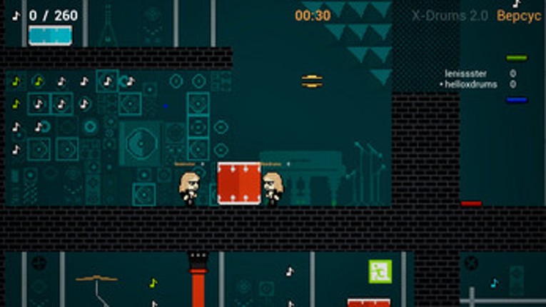 X-Drums 2.0 Multiplayer Platformer screenshot