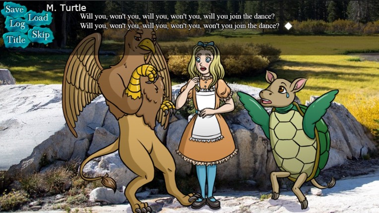 BRG's Alice in Wonderland Visual Novel screenshot