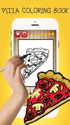 Color ME: Pizza Maker Fun Coloring Book Pages Kids screenshot