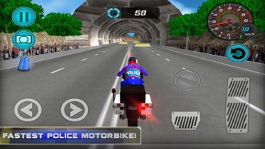 Fast Police Bike:Hero Simulato Image