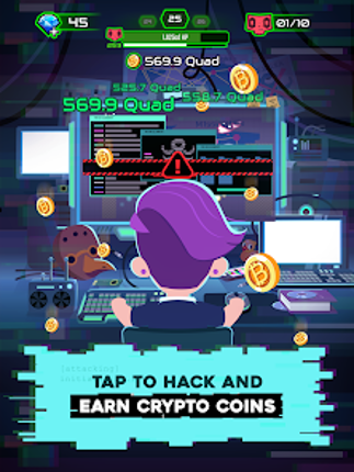 Hacking Hero: Hacker Clicker screenshot