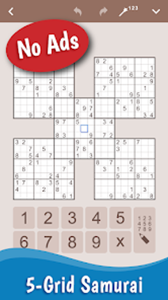 MultiSudoku: Samurai Sudoku screenshot