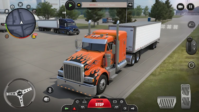 US Real Mega Truck Driver 3D Image