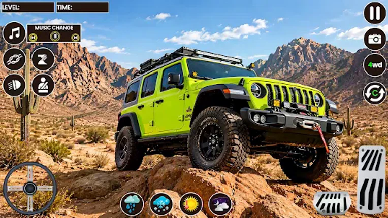 SUV Jeep Driver Simulator 3D screenshot
