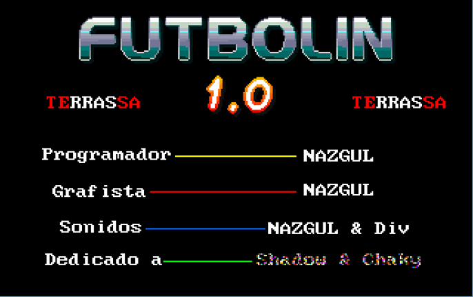 Futbolín (MS-DOS) Image