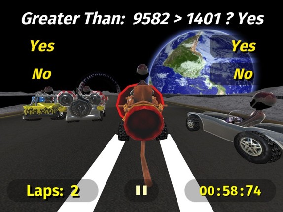 Math Racing 2 Pro screenshot