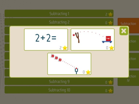 Math Shot Subtraction screenshot