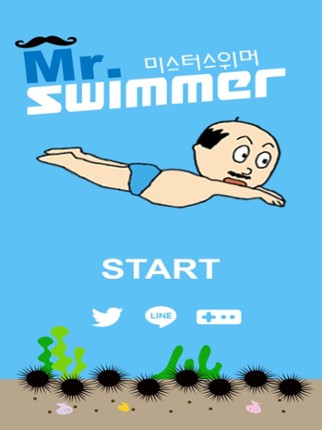 Mr.Swimmer - Super Mario-style swimming game screenshot