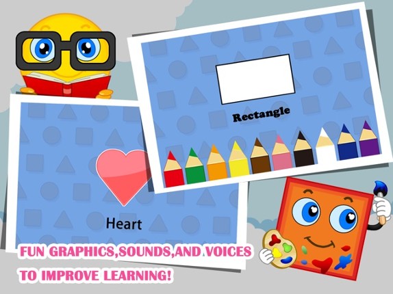 Shapes & Colors Toddler Preschool FREE - All in 1 Educational Puzzle Games for Kids screenshot