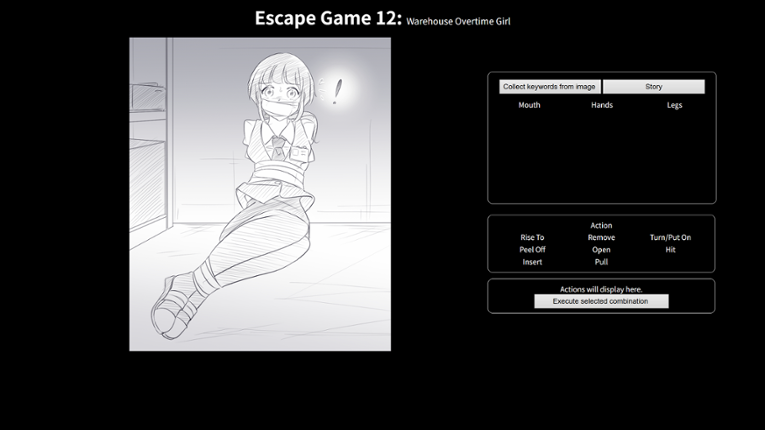 TripleQ Escape Game Remastered: 12 - Warehouse Overtime Girl Image