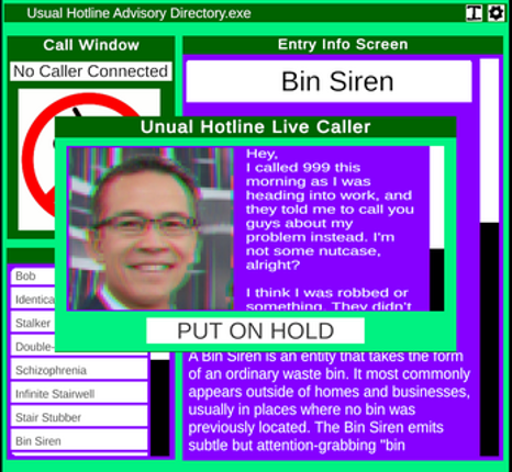 Un-Usual Hotline screenshot