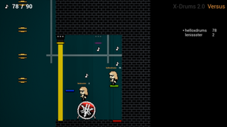 X-Drums 2.0 Multiplayer Platformer screenshot