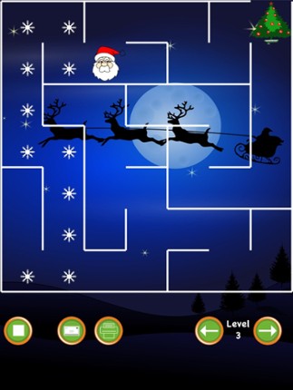 Xmas Tree Maze (santa vs the snowman) screenshot