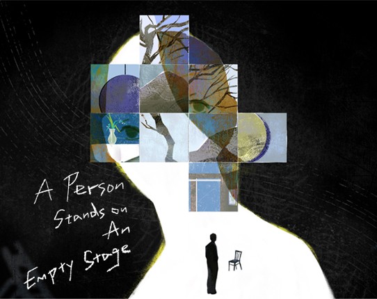 A Person Stands on an Empty Stage Image