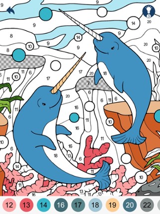 Color by Number - Animals screenshot