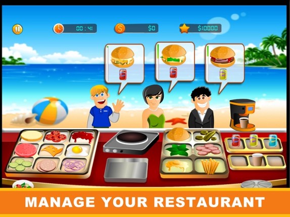 Cooking Burger Food: restaurant games screenshot