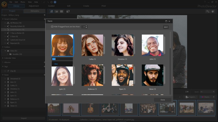 CyberLink PhotoDirector 11 Ultra - Photo editor, photo editing software screenshot