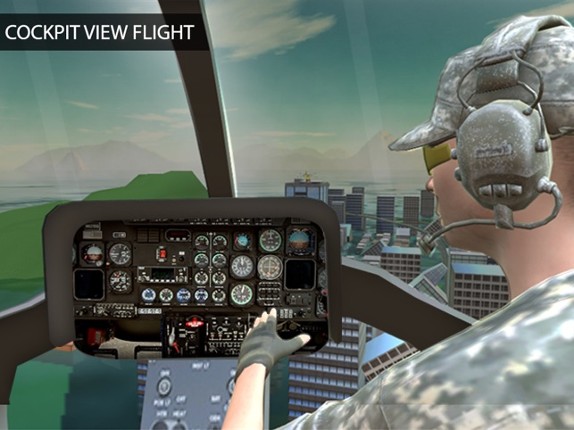 Flying Pilot Helicopter Rescue - City 911 Emergency Rescue Air Ambulance Simulator screenshot