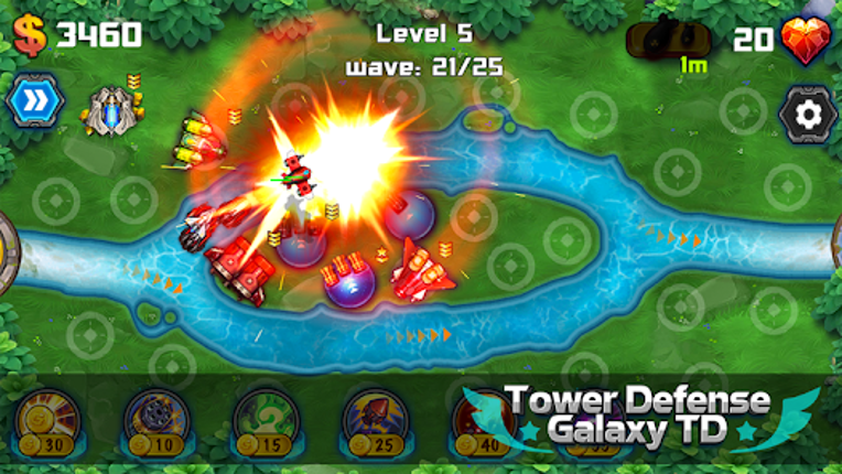 Tower Defense: Galaxy TD screenshot
