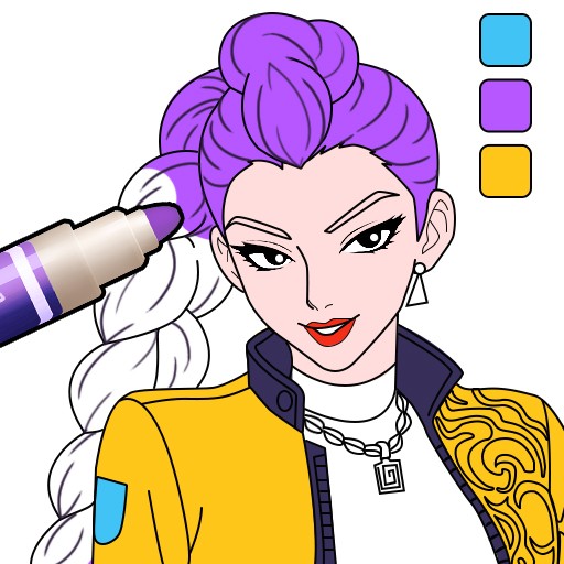 Games like Kpop Color: Drawing Master