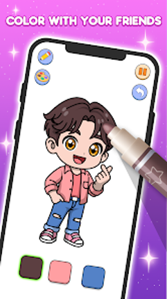 Kpop Color: Drawing Master screenshot