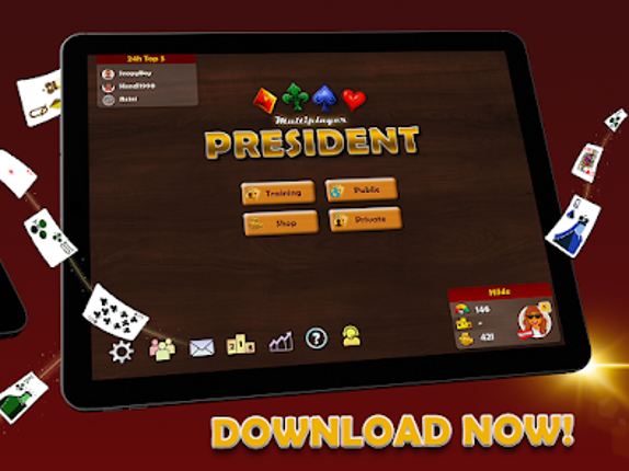 President Card Game Online screenshot