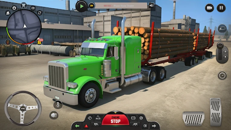 US Real Mega Truck Driver 3D screenshot