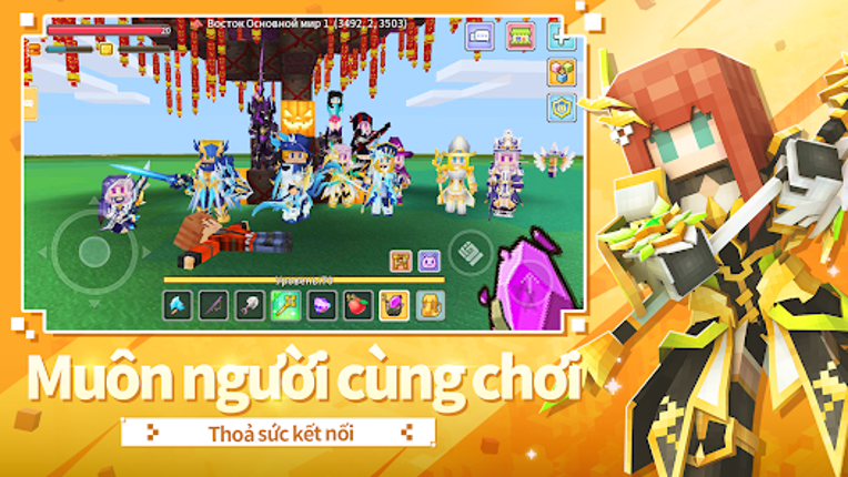 Milkcraft: Thế Giới Block RPG screenshot