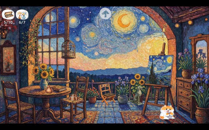 Meow Time Machine: VAN GOGH Plus screenshot