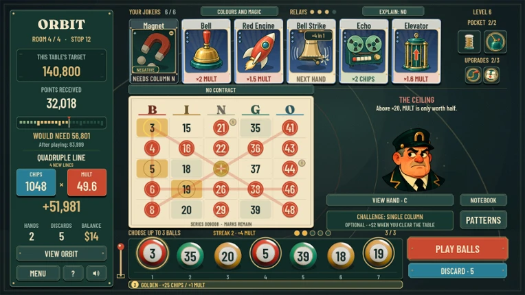 ORBIT: Bingo Roguelite Image