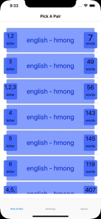 PickAPair Hmong - English Image