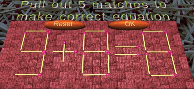 Simple Math3D:Matches Equation screenshot
