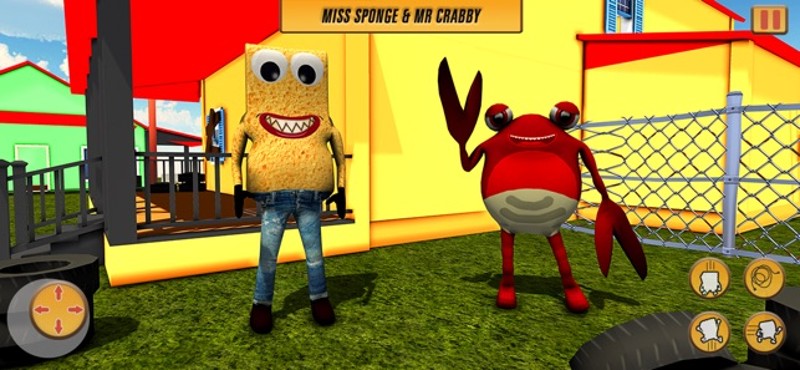 Sponge &amp; Crab 3d Run Neighbors screenshot