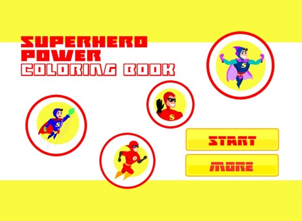 Superhero Power Coloring Book - Cartoon Ranger Painting Game screenshot