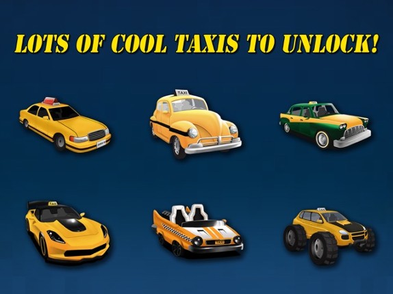 Taxi Cab Crazy Race 3D - City Racer Driver Rush screenshot