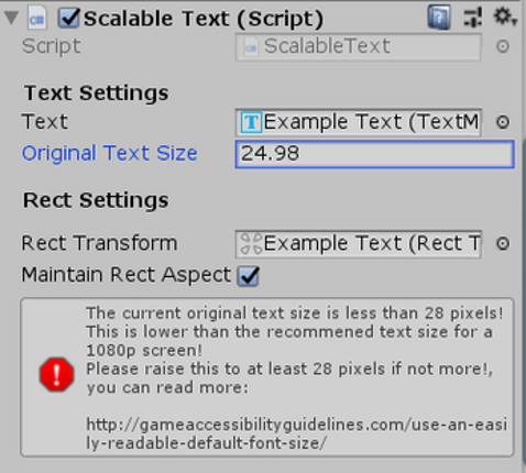 Text Mesh Pro - Text Scaling Image