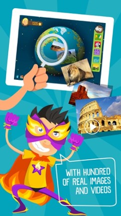 Atlas 3D for Kids – Games to Learn World Geography screenshot