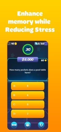 Brain Quiz Millionaire screenshot