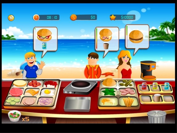 Cooking Burger Food: restaurant games screenshot