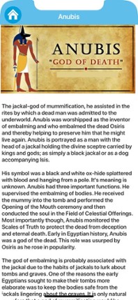 Egypt Mythology &amp; Legends screenshot